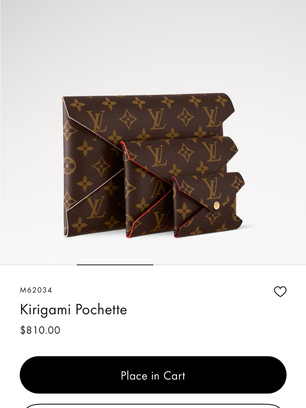 Louis Vuitton Kirigami Pochette Monogram Set M62034 - Picture 6 of 9
